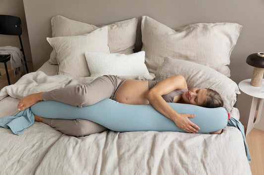 bbhugme Pregnancy Pillow - Eucalyptus / Coral - 131475