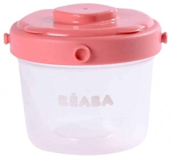 Beaba Clip Containers 2oz/ 4oz, Set of 6 - Pink - 912596