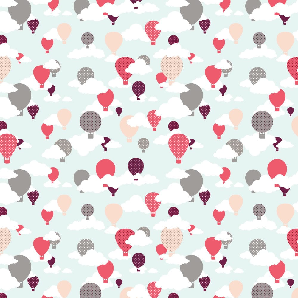 Bebe au Lait Simple Nursing Pillow Cover - Hot Air Balloons - PCLHB