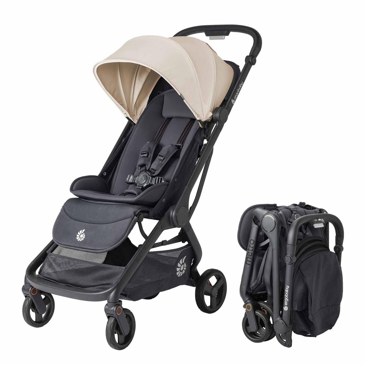 Ergobaby Metro 3 Compact City Stroller - Natural Beige - METRO3NATBGE
