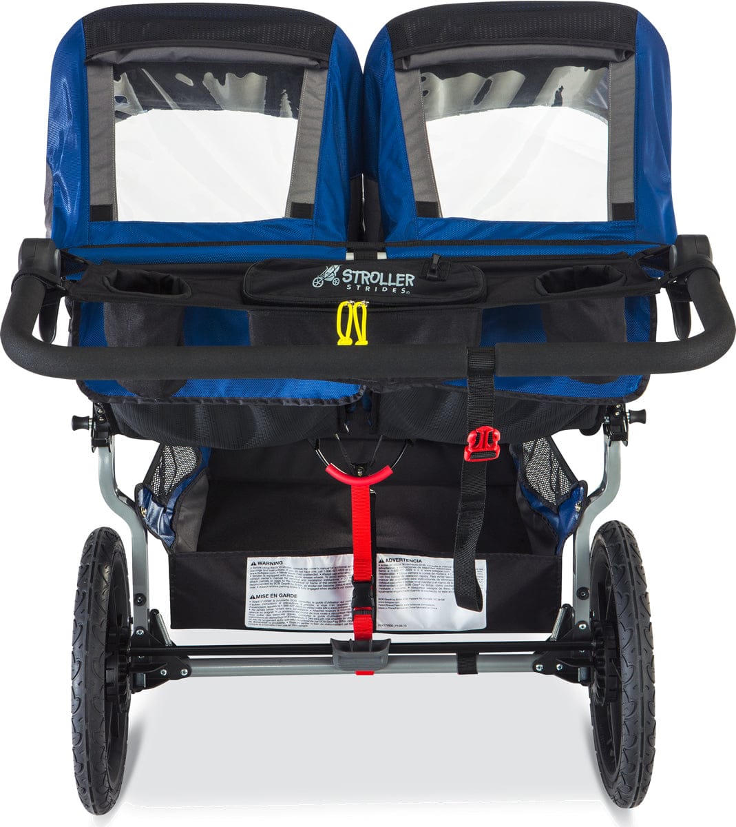 BOB 2017 / 2018 Stroller Strides Fitness Duallie Double Jogging Stroller - Blue - U671856
