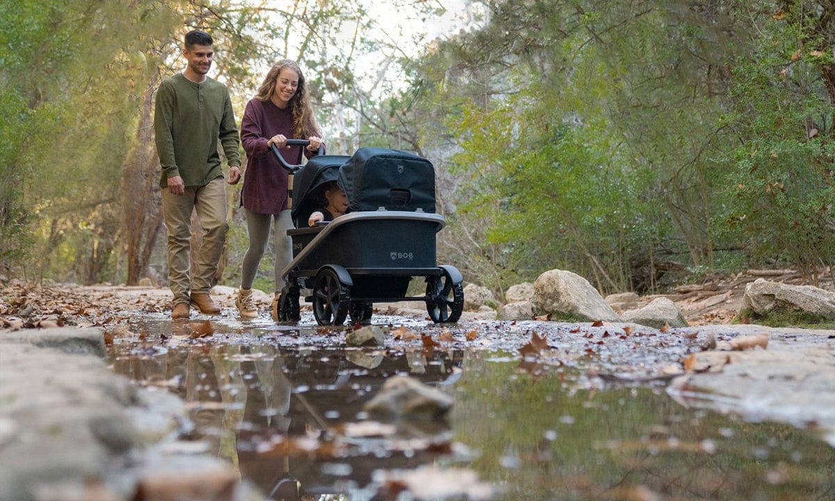 BOB Renegade (3 Seater) Stroller Wagon + Canopies Bundle - Nightfall - U013200