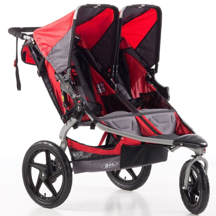 BOB Strides Duallie Fitness Double Stroller - Red