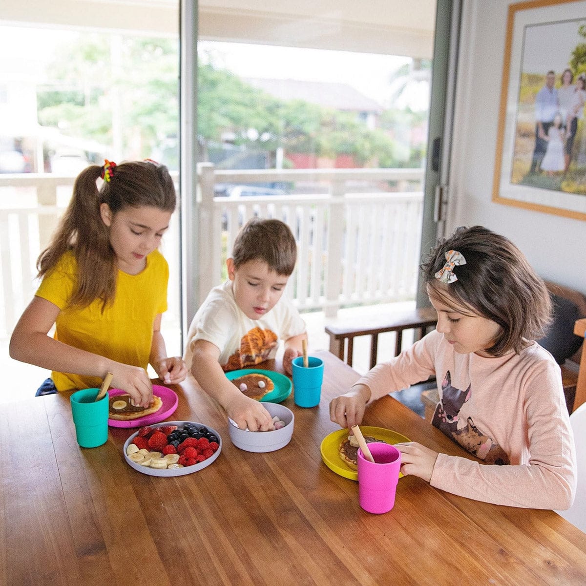 bobo&boo Plant-based 3 Pack Of Cups (10oz) - Lagoon - PLA3CUPLA
