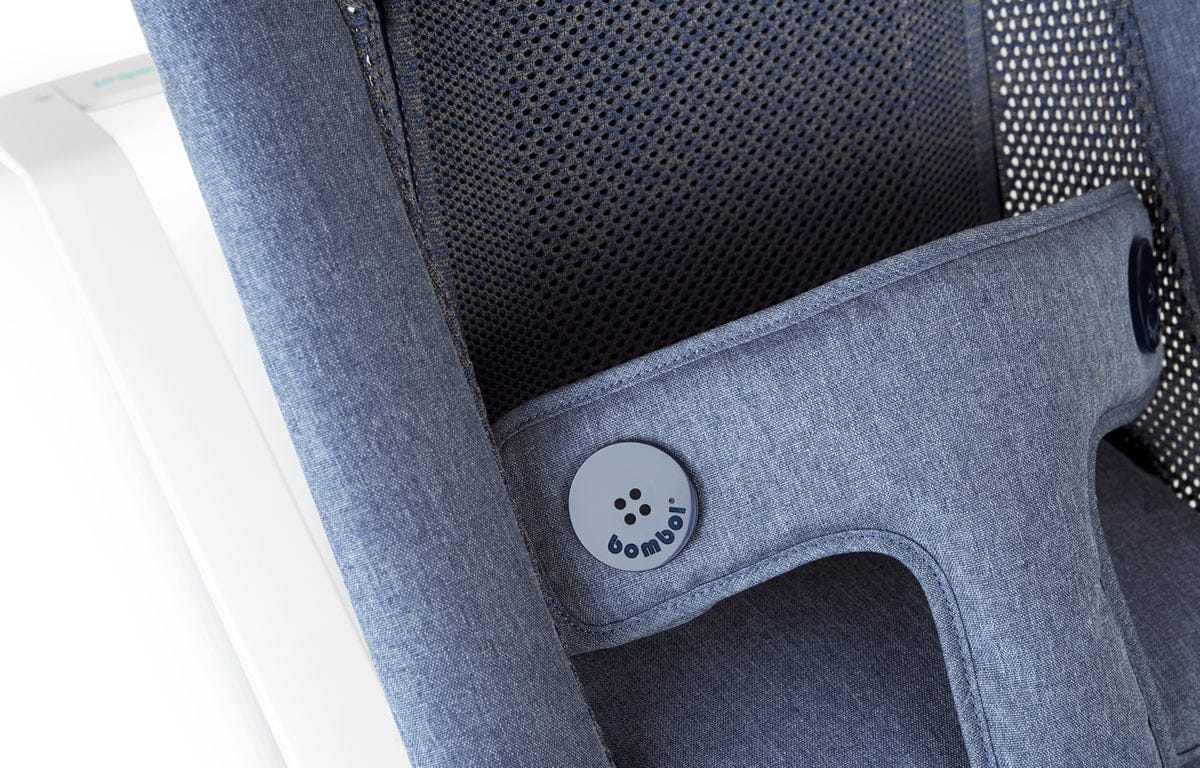 Bombol Bamboo 3D Knit Bouncer - Denim Blue