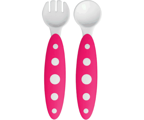 Boon ModWare Toddler Utensils Pink - 345B