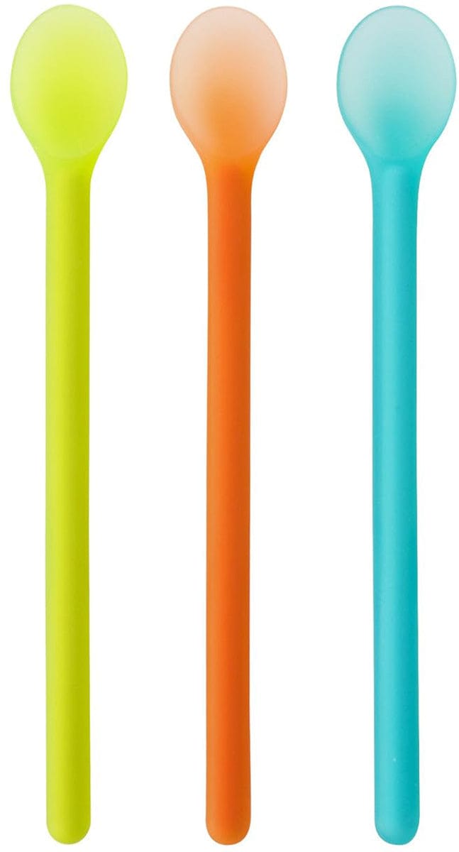 Boon Serve Baby Feeding Spoons 3pk - Green, Orange & Blue - B11018
