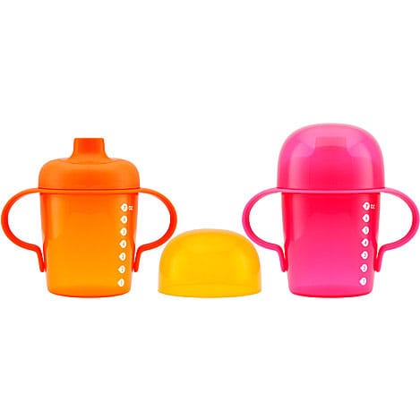 Boon Sip 7oz. Sippy Cups - 2 Pack - Pink & Orange - B10089