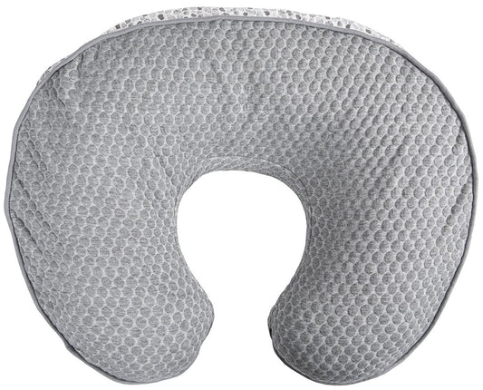 Boppy Luxe Original Feeding & Infant Support Pillow - Gray Brushstrokes Pennydot - 56424020490