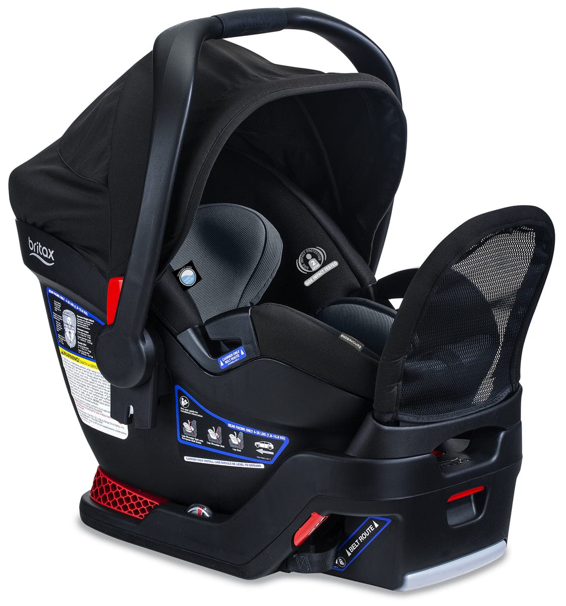 Britax 2019 Endeavours Infant Car Seat - Otto Safewash (Flame Retardant-Free) - E1A537U