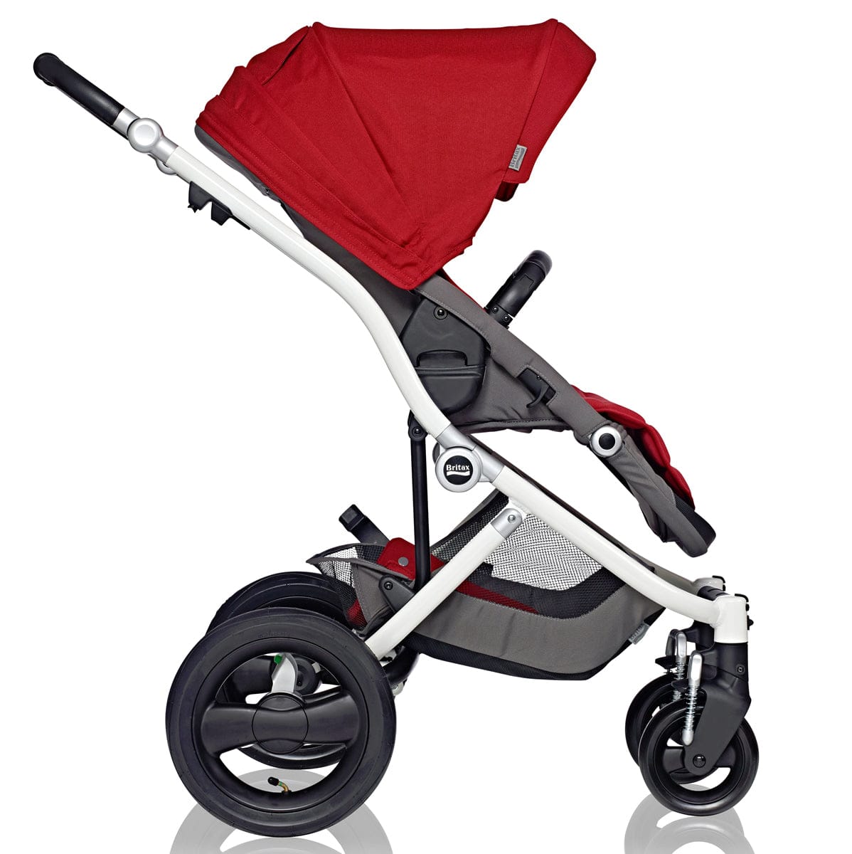 Britax Affinity Complete Stroller, White - Red Pepper
