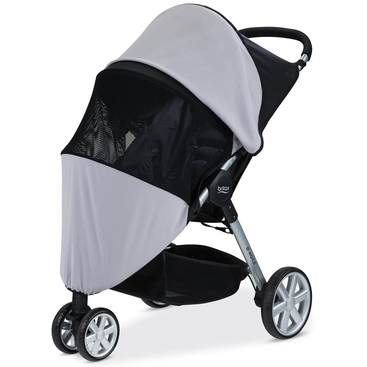 Britax Single B-Agile, B-Free, Pathway Strollers UPF 50+ Sun and Bug Cover