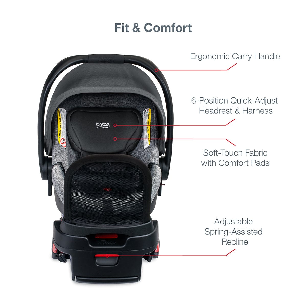 Britax B-Free Sport & B-Safe Gen2 FlexFit+ Travel System - Asher