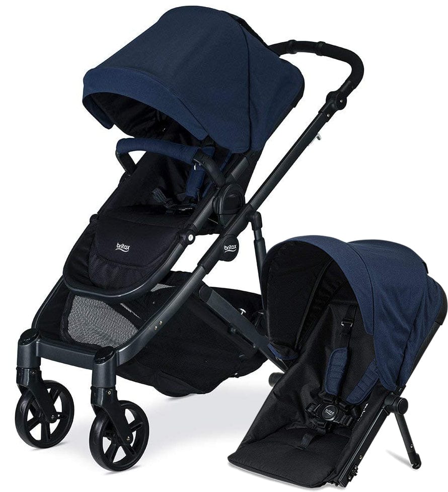 Britax B-Ready G3 Double Stroller Bundle - Navy