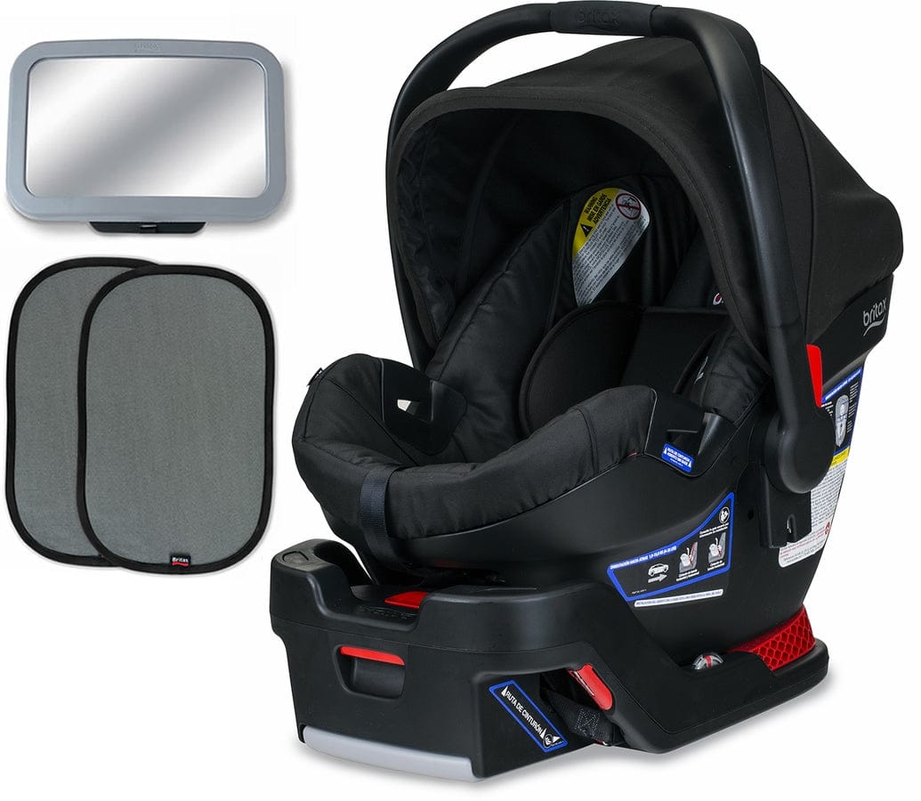 Britax B-Safe 35 Infant Car Seat Bundle - Raven - E1A988Y