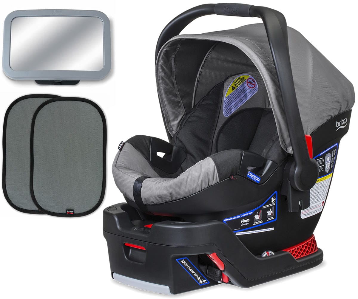 Britax B-Safe 35 Infant Car Seat Bundle - Steel