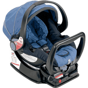 Britax Companion Infant Car Seat in Black Unity Blue