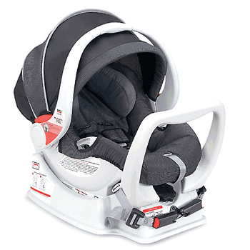 Britax Companion Infant Car Seat in White-Onyx - E9L2069