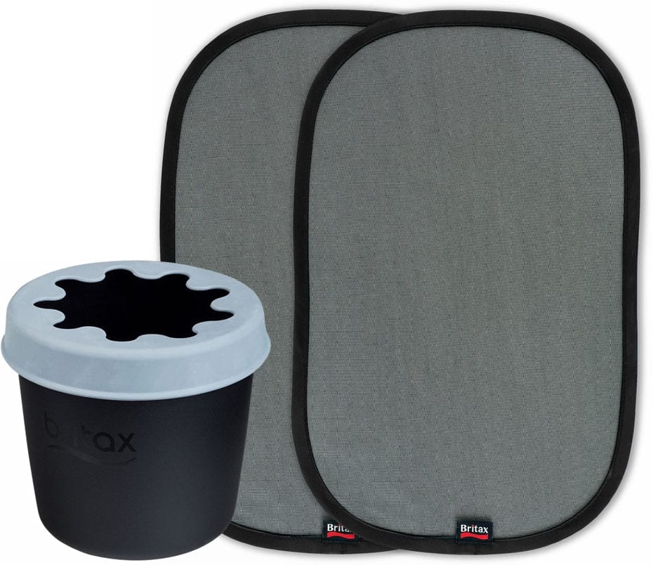 Britax Cup Holder and Sun Shade Bundle