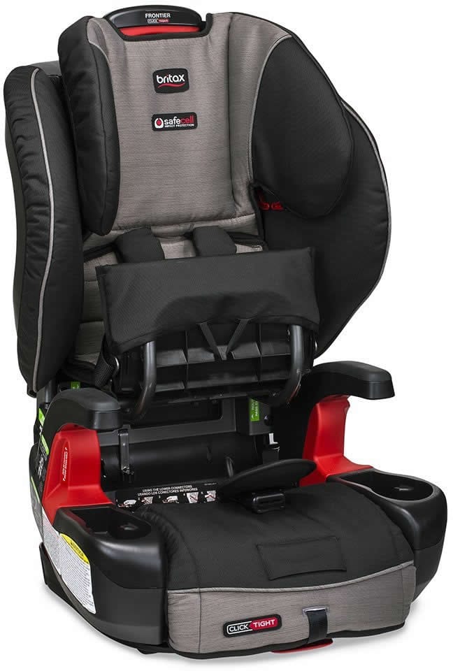 Britax Frontier ClickTight Harness Booster Car Seat - Slate Strie