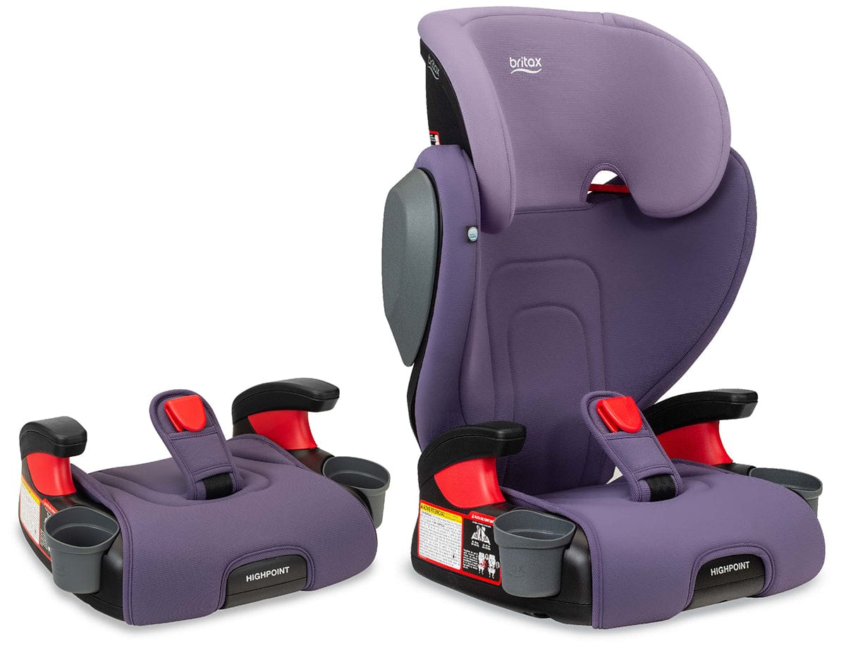 Britax Highpoint Backless Belt-Positioning Booster Seat (Purple Ombre)