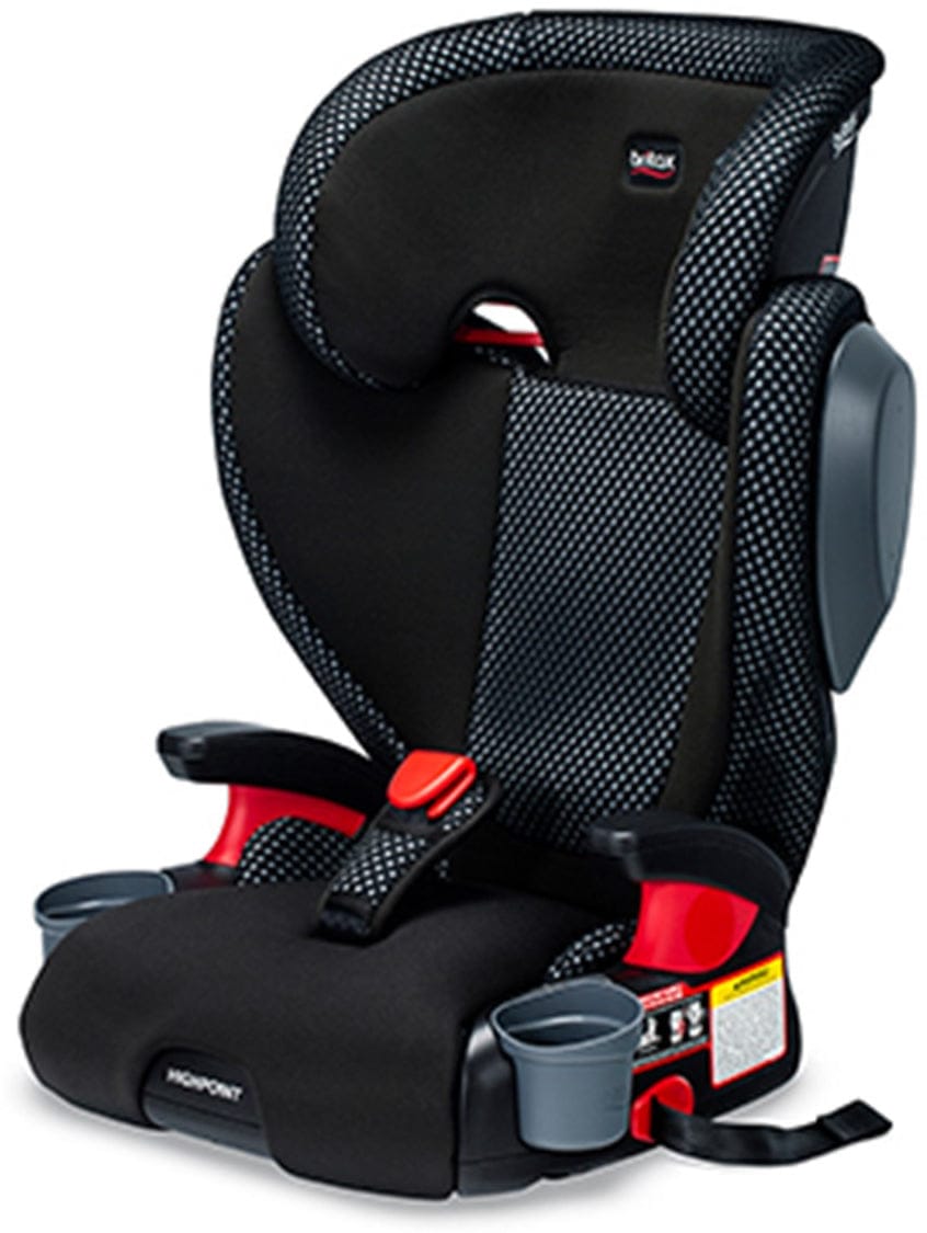Britax Highpoint High Back Belt Positioning Booster Car Seat - Cool Flow Grey - E1A589S