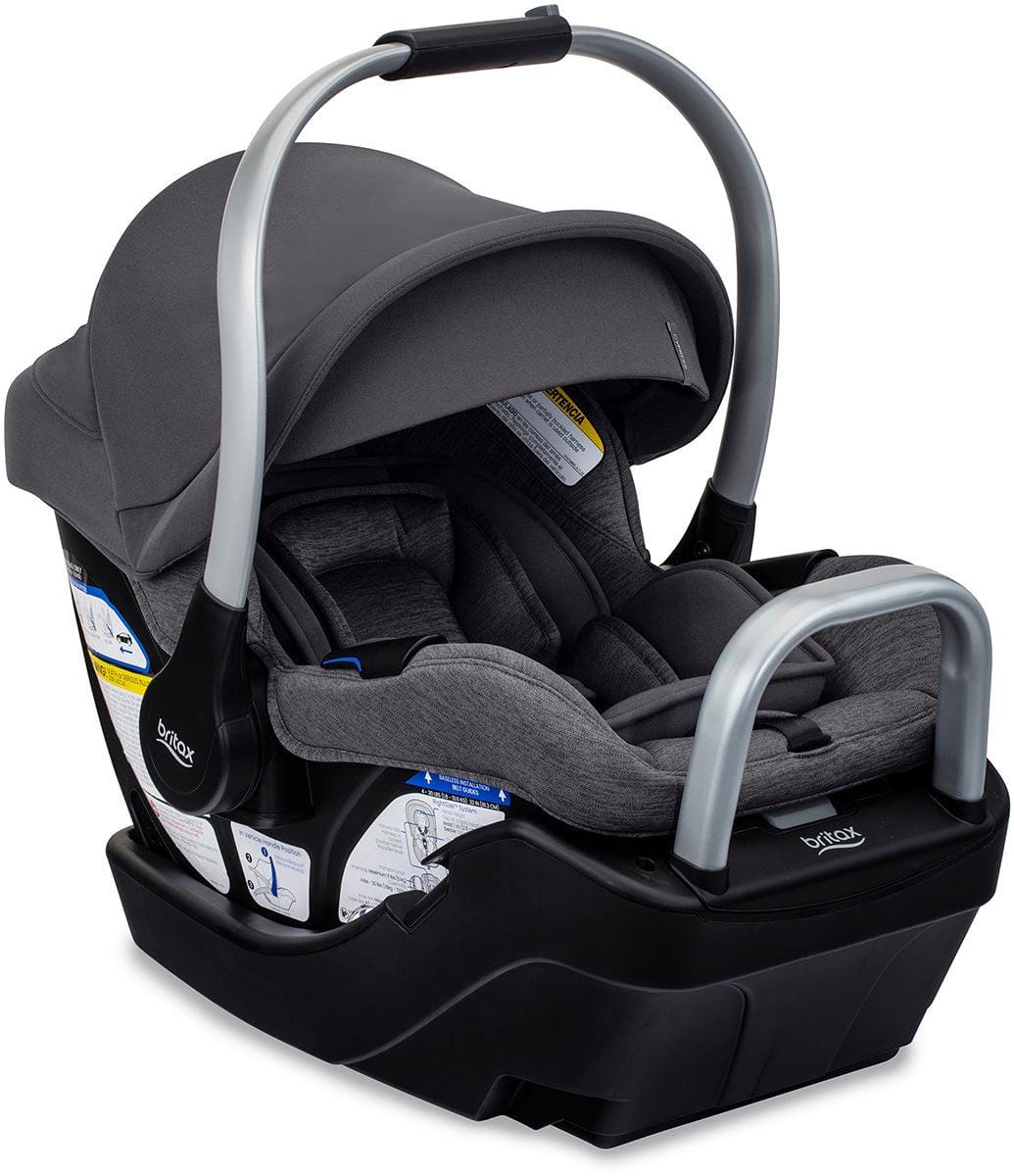 Britax OPEN BOX Cypress Infant Car Seat with Alpine Anti-Rebound Base - Ponte Stone - E1D124V-ob