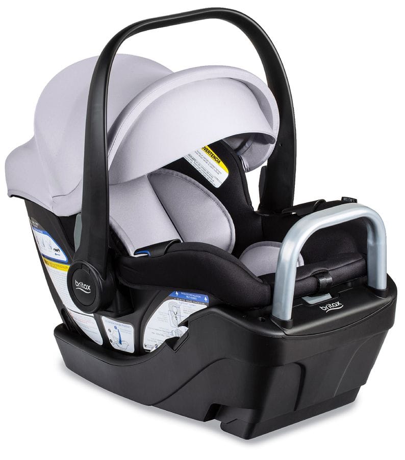 Britax OPEN BOX Willow S Infant Car Seat with Alpine Anti-Rebound Base - Glacier Onyx - E1C994D-ob