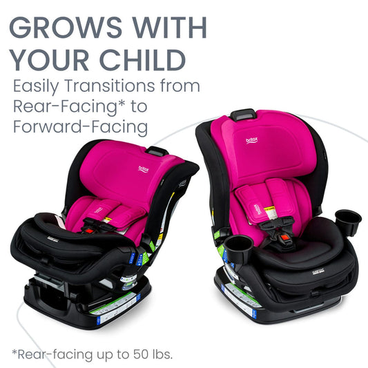 Britax Poplar Narrow Convertible Car Seat - Magenta Onyx - E1C933Q
