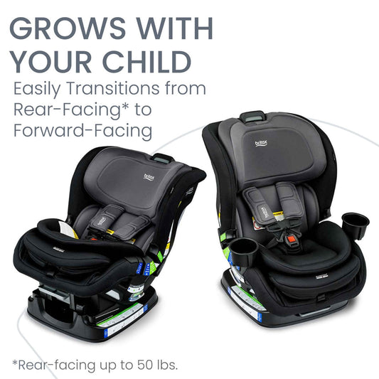 Britax Poplar Narrow Convertible Car Seat - Stone Onyx - E1C933M