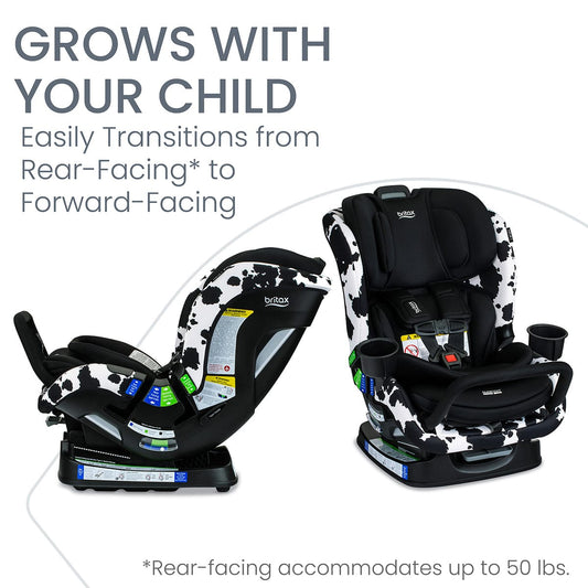 Britax Poplar S Narrow Convertible Car Seat - Cowmooflage - E1C941Q