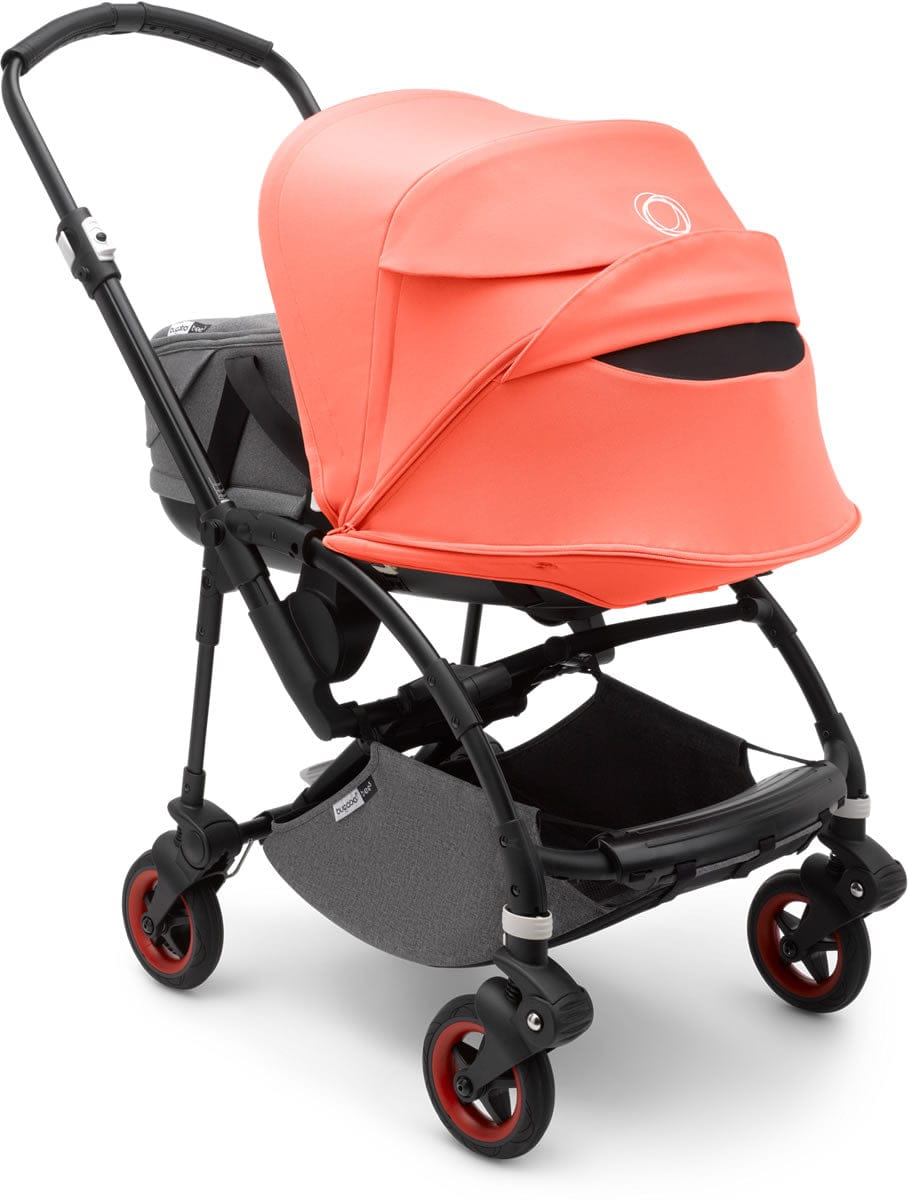 Bugaboo Bee 5 Complete Bassinet, Limited Edition - Coral Collection Grey Melange
