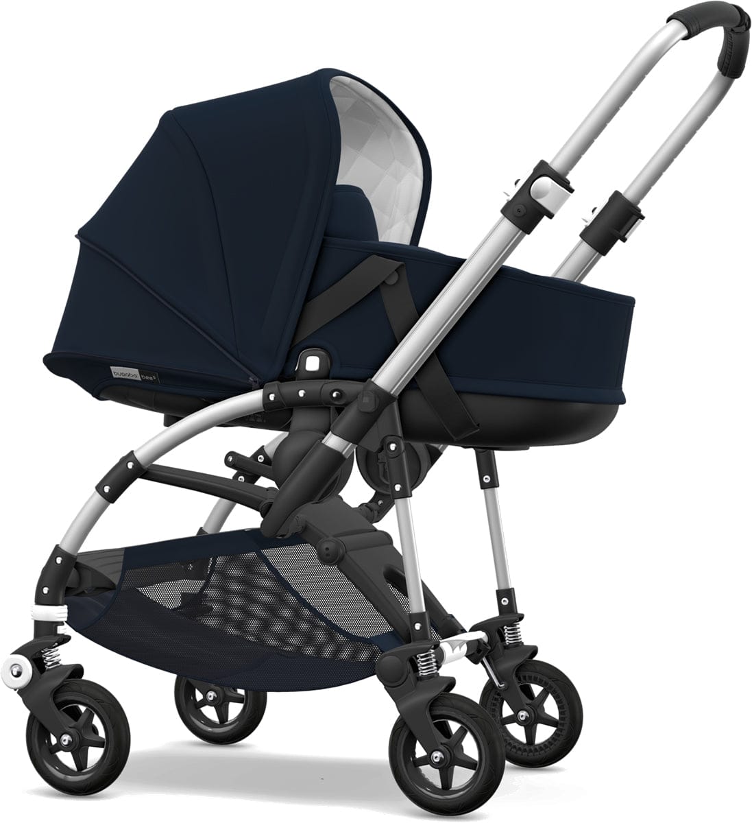Bugaboo Bee5 Classic Complete Stroller - Aluminum/Dark Navy - 510320AA01