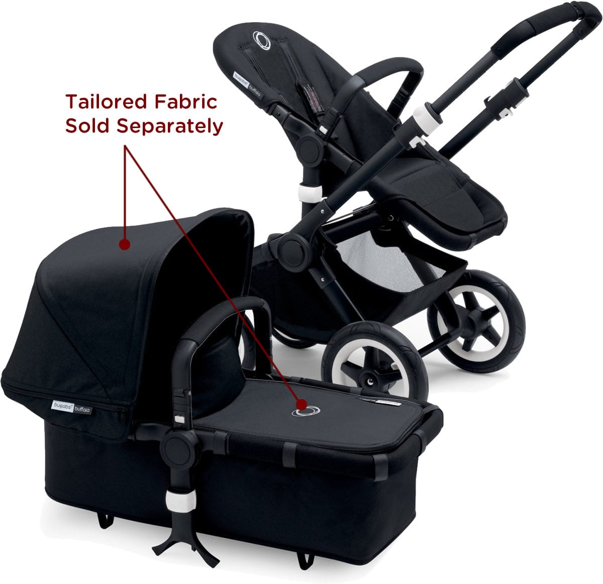 Bugaboo 2015 Buffalo Base - All Black - 441120ZW02