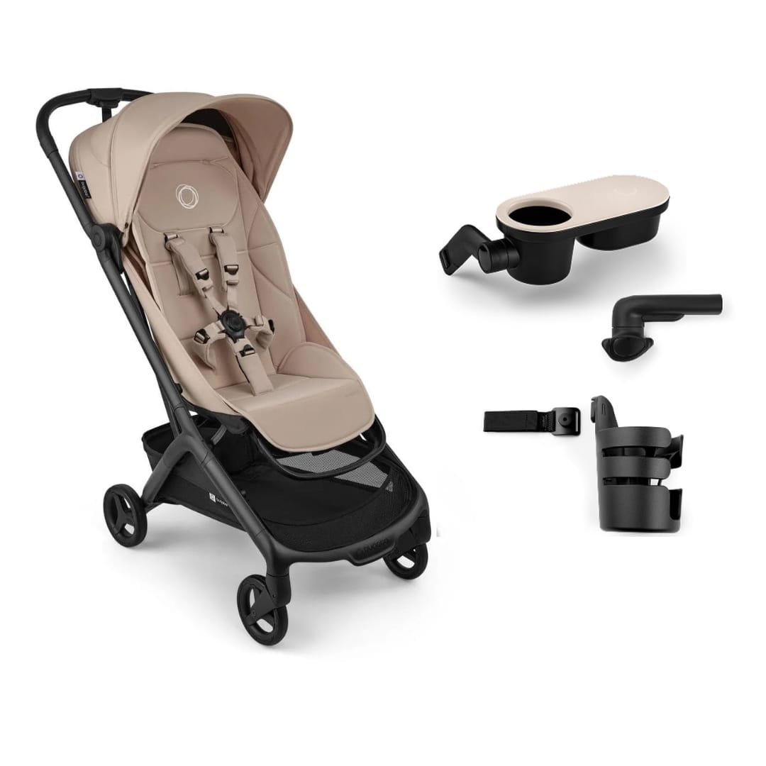 Bugaboo Butterfly 2 Plus Snack Essentials Bundle - Desert Taupe