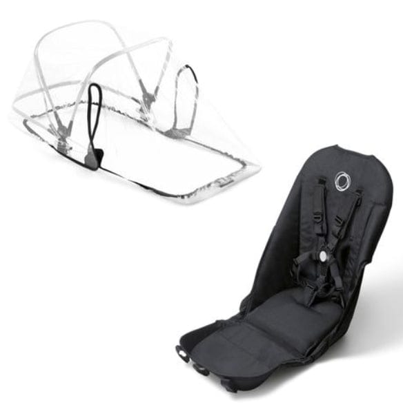Bugaboo Donkey 2 Duo Fabric Set - Black - 180118ZW02