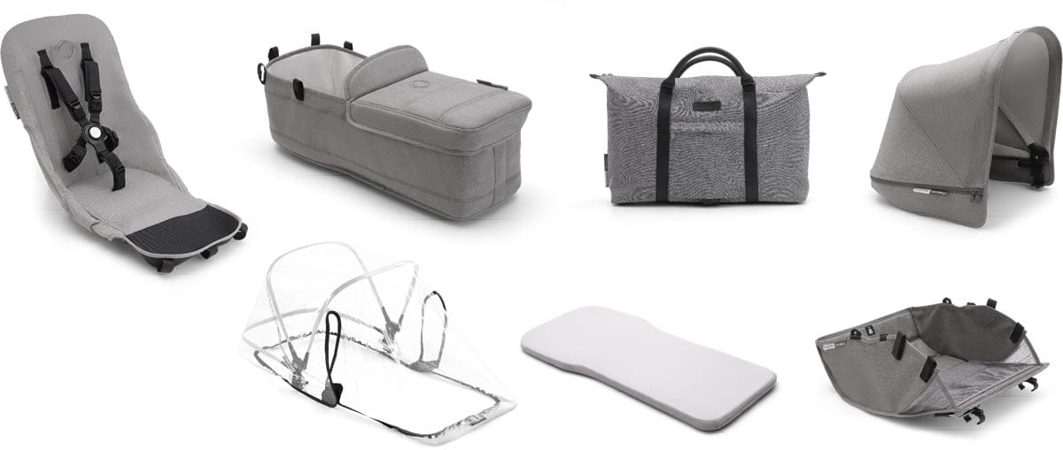 bugaboo light grey Bugaboo Donkey 2 Style Set