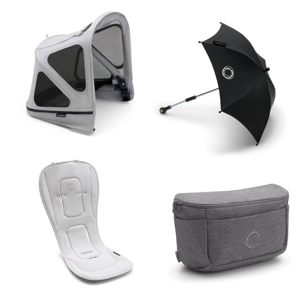 Bugaboo Donkey 5 Summer Accessory Bundle - Misty Grey - D5-SUMMER-ACC-MIS-GRY