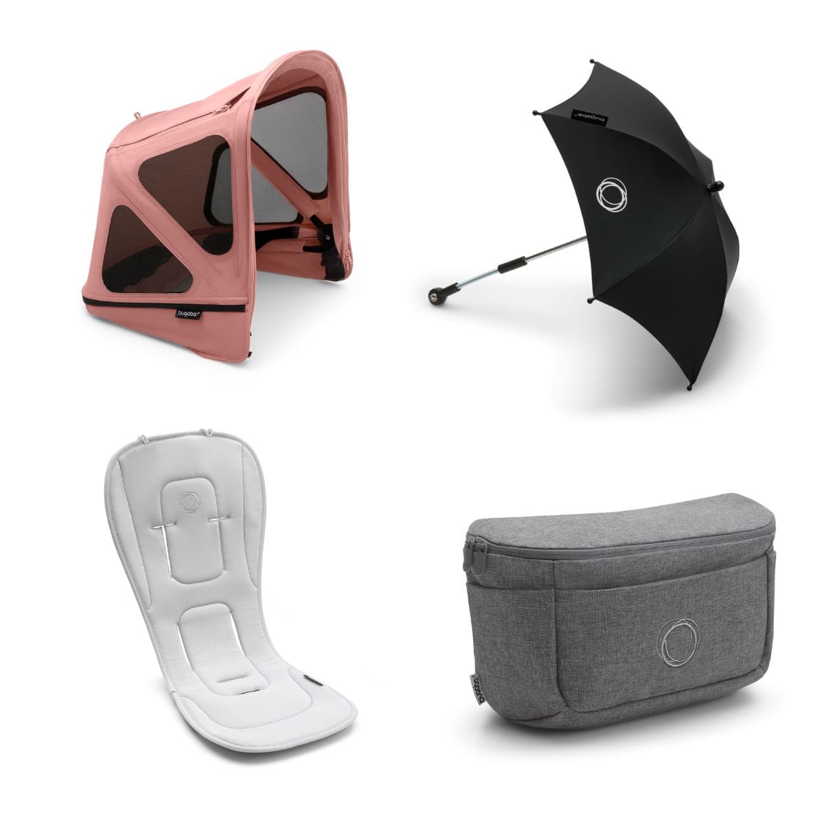 Bugaboo Donkey 5 Summer Accessory Bundle - Morning Pink - D5-SUMMER-ACC-MOR-PNK