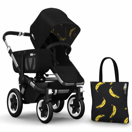 Bugaboo Donkey Andy Warhol Accessory Pack - Black/Banana - 1801ZWBA01