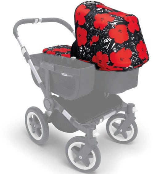 Bugaboo Donkey Andy Warhol Tailored Fabric - Flowers - 800100AW02