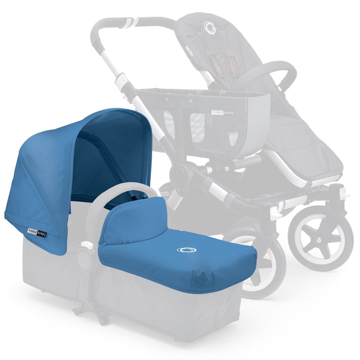Bugaboo 2016/2017 Donkey Extendable Tailored Fabric Set - Ice Blue