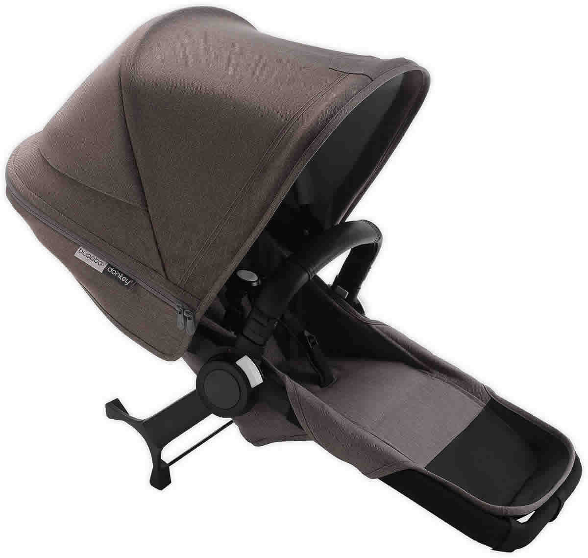 Bugaboo Donkey3 Duo Extension Set - Mineral Black/Taupe