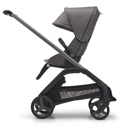 Bugaboo Dragonfly Complete Lightweight Compact Stroller - Graphite / Grey Melange / Grey Melange - 100176032