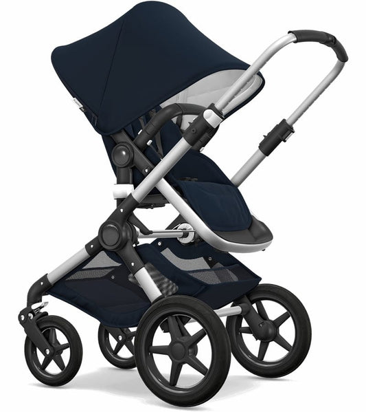 Bugaboo Fox Classic Complete Stroller - Aluminum/Dark Navy - 231170AA01