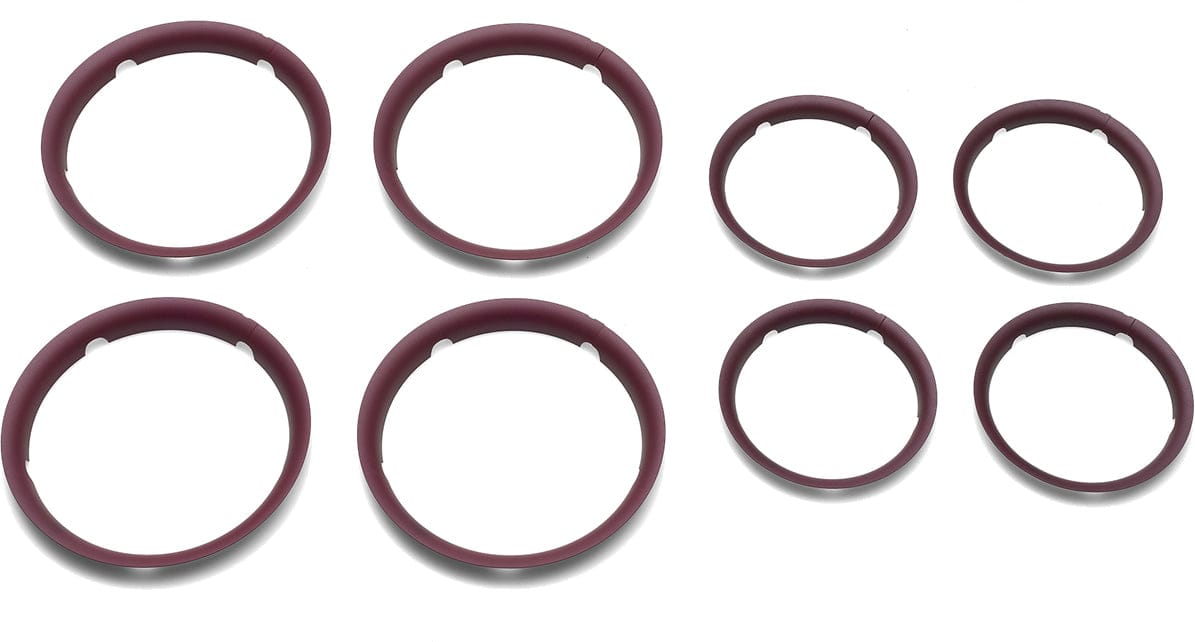 Bugaboo Fox Wheel Caps - Dark Red