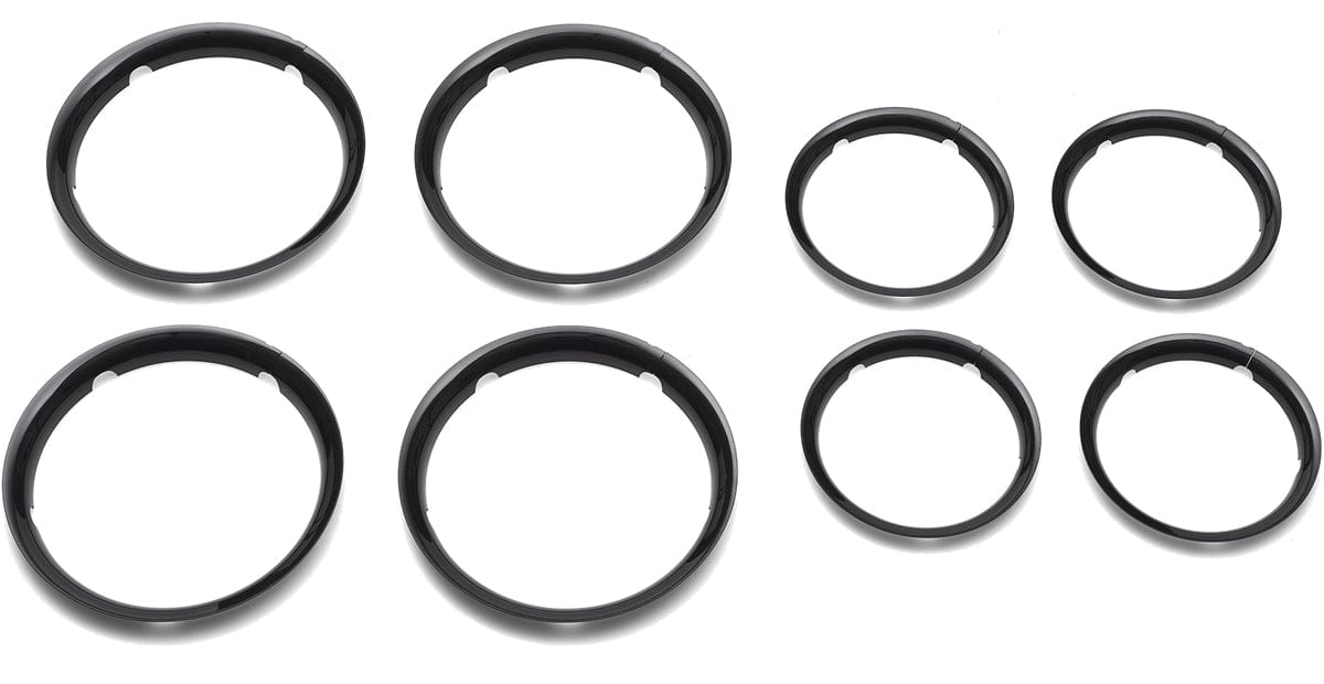 Bugaboo Fox Wheel Caps - Glossy Black - 230260ZW01