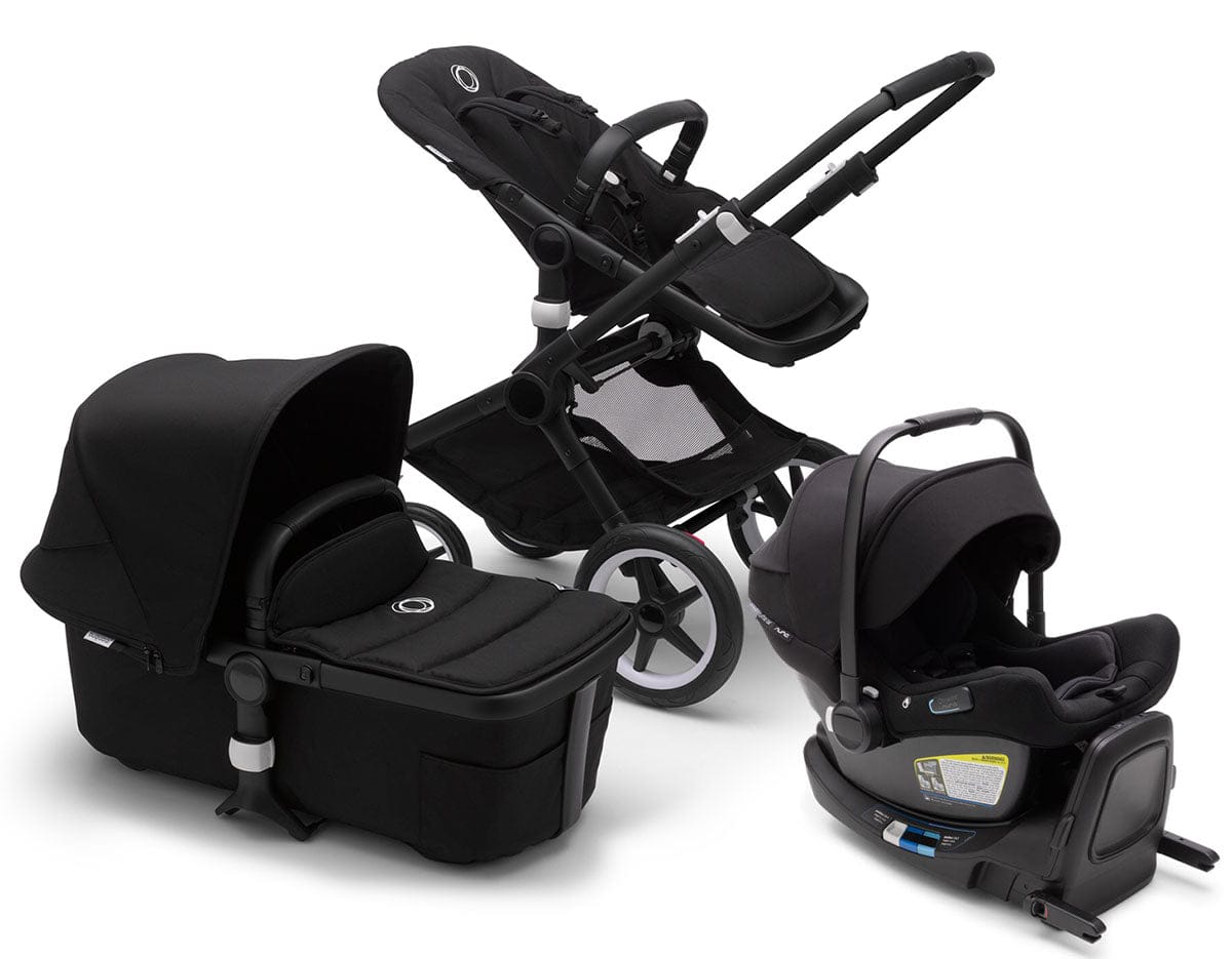 Bugaboo Fox2 + Turtle Air Travel System Bundle - Black/Black/Black/Black - 231110AI02-80803ZW03