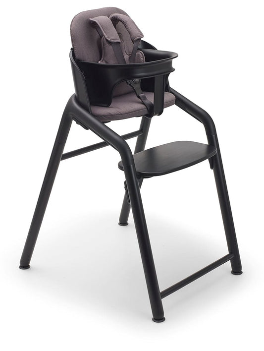 Bugaboo Giraffe Complete High Chair + Newborn Set Bundle - Black / Tornado Grey - 200008004-200004010