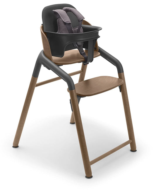 Bugaboo Giraffe Complete High Chair + Newborn Set Bundle - Warm Wood / Grey / Tornado Grey - 200008003-200004010